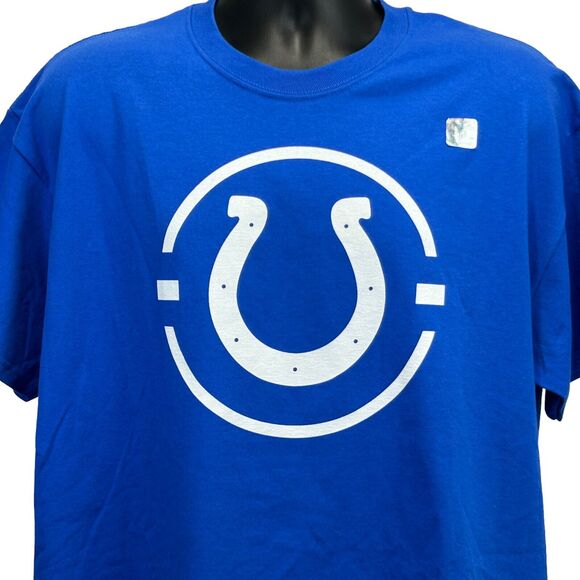 Indianapolis Colts Indiana Heartland T Shirt Mens XL X-Large NFL Football Blue - Picture 9 of 10